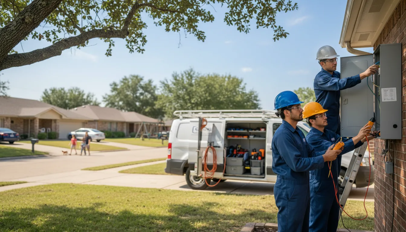 Certified electrician providing emergency electrical services in Hiwasse, AR